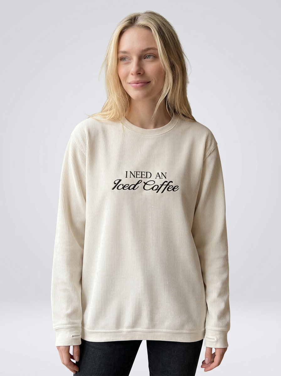 Coffee Cord Sweatshirt